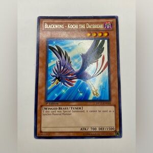 YU-GI-OH! Blackwing - Kochi the Daybreak Card; 1st Edition; DP11-EN010; RARE